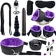 thumbnail image 3 of 1 Set Men's Handcuffs Eyes Blinder Whip Plush Sex Toys, 11pcs SM Tools Valentine's Day Gift, 3 of 3