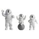 thumbnail image 5 of 3 Piezas Estatuilla De Astronauta Decoración Del Hogar Estatua De Astronauta Escultura Decoración Plata, 5 of 5