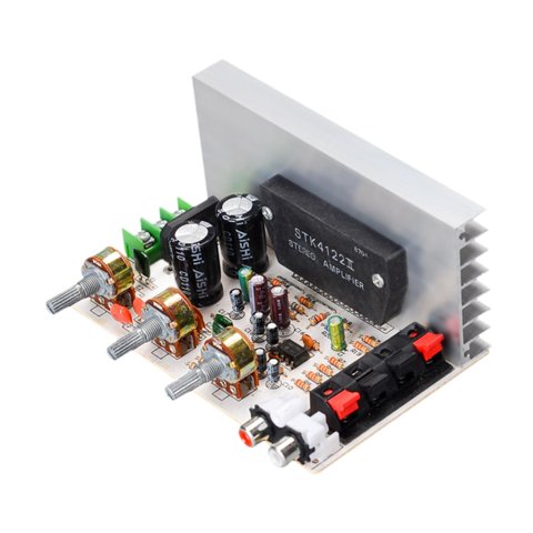 Magideal - Placa Amplificadora De 2,0 Canales, Módulo Fácil De Instalar, Subwoofer Portátil, Placa Amplificadora De Potencia De Audio Estéreo Para Altavoces Diy