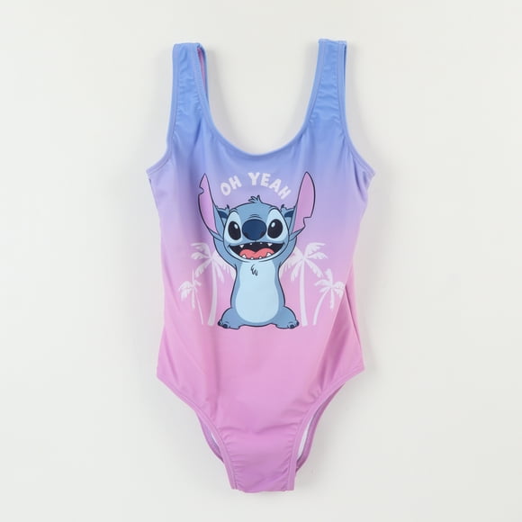 Traje de Baño y Bolsa Niña Lila Tie Dye Lilo & Stitch Disney