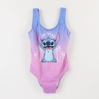 Traje De Baño Y Bolsa Niña Lila Tie Dye Lilo & Stitch Disney