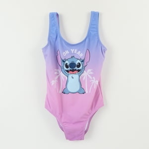 Traje De Baño Y Bolsa Niña Lila Tie Dye Lilo & Stitch Disney