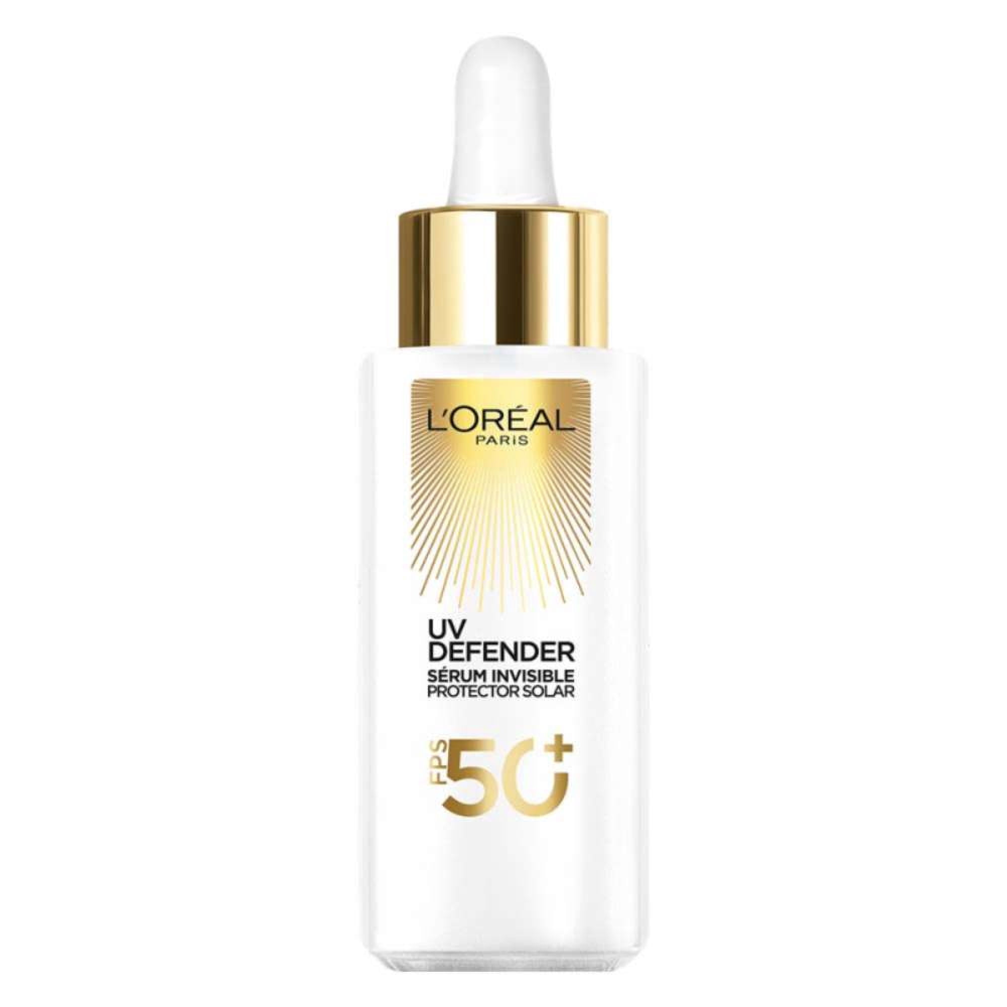 Sérum Facial L'oreal Paris Facial Invisible Protector Solar Uv Defender