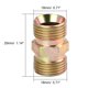 thumbnail image 5 of 2 piezas M18 x 1.5mm a M18 x 1.5mm Conector Adaptador de Tubería Recta para Coche, 5 of 5