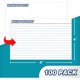 thumbnail image 3 of Chell Extra Heavyweight Index Cards 4x6, 100 Count, White Ru, 3 of 3