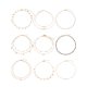 thumbnail image 1 of Juego de collares BBTO Gold Layering Chaker para mujer, 9 piezas, 1 of 7