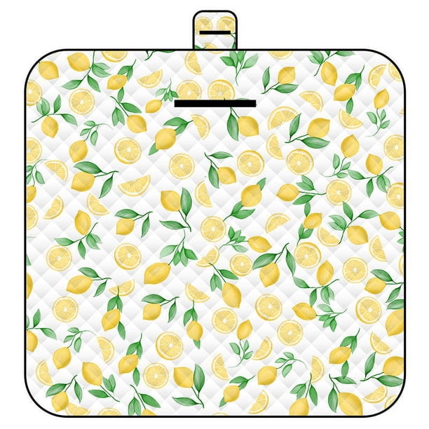 1pc Outdoor Portable Folding Waterproof Picnic Mat, Thickened Washable Oxford Fabric Mat With Cotton Pattern, For Outdoor Camping, Picnic