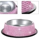 thumbnail image 3 of Comedero para mascotas de acero inoxidable con brillantes diamantes de imitación. Comedero para perros, gatos y perros. Cuenco individual de acero inoxidable con diamantes de imitación. Cuenco para ma, 3 of 6