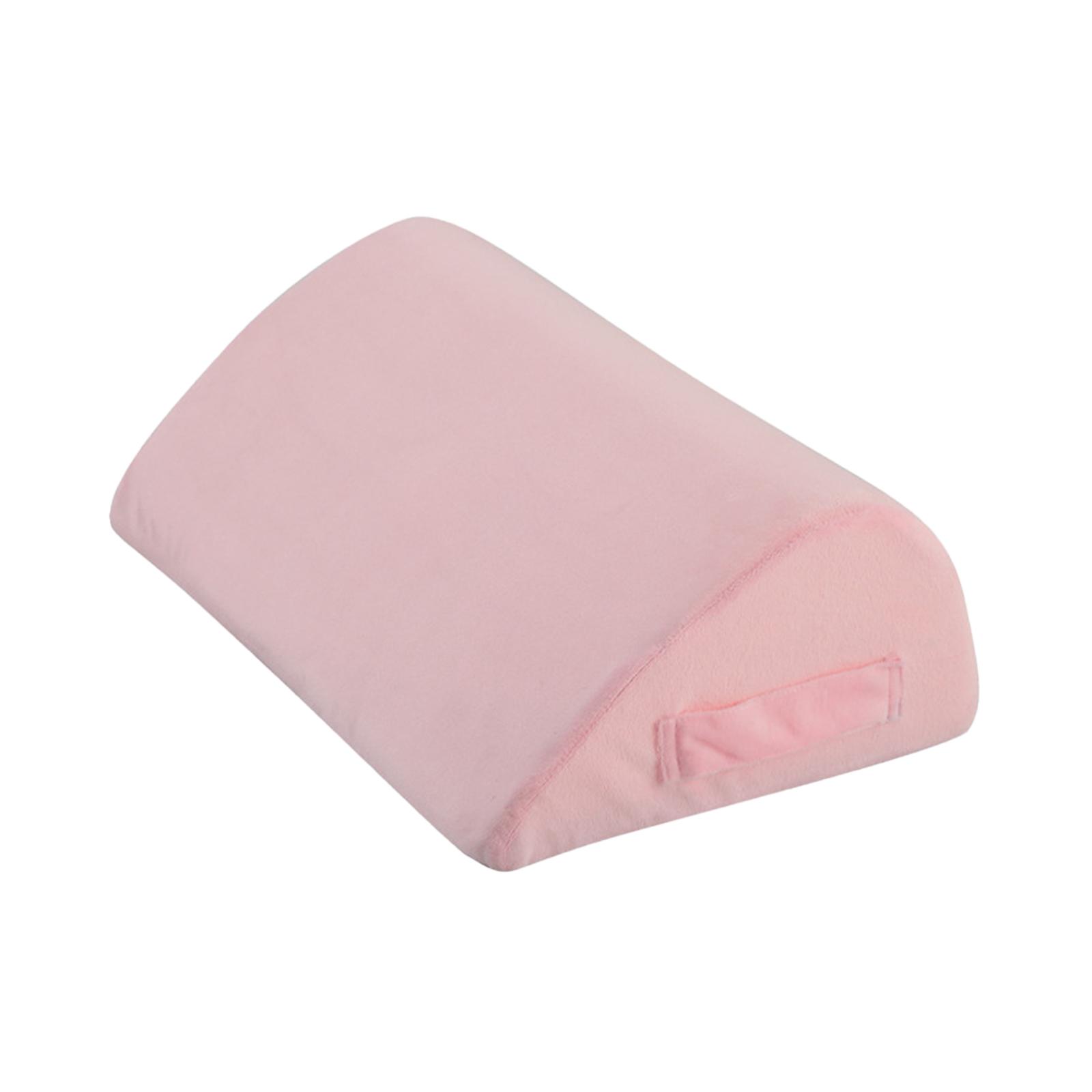 Magideal - Almohada De Cuña Para Cama, Almohada Ergonómica Para La Parte Inferior De La Espalda, Almohada De Apoyo Para Las Rodillas Y La Espalda Para Sala De Yo Rosa