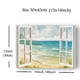 thumbnail image 1 of 1pc Canvas Poster, Open Window To Beach Landscape Wall Art Decor, For Living Room Wall Decor, Bedroom Wall Decor, Office Kitchen Wall Decor, No Frame, 1 of 4