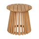 thumbnail image 1 of Mesa lateral Zuo Zahara de madera maciza de acacia natural 40 x 40 x 40 cm, 1 of 9