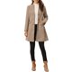 thumbnail image 2 of INSPIRE CHIC Abrigo de Invierno para Mujer Elegante Cuello en V Sin Cuello Abotonado Largo Abrigos de Guisante M Marrón, 2 of 6