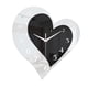 thumbnail image 3 of Reloj De Pared Con Forma De Corazón, Superficie De Espejo, Decoración De Pared Para Decoración Del Hogar, Elegante, 3 of 3