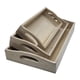 thumbnail image 2 of Set 3 Bandejas Decorativa Multiuso Madera Cocina Sofa Regalos, 2 of 8