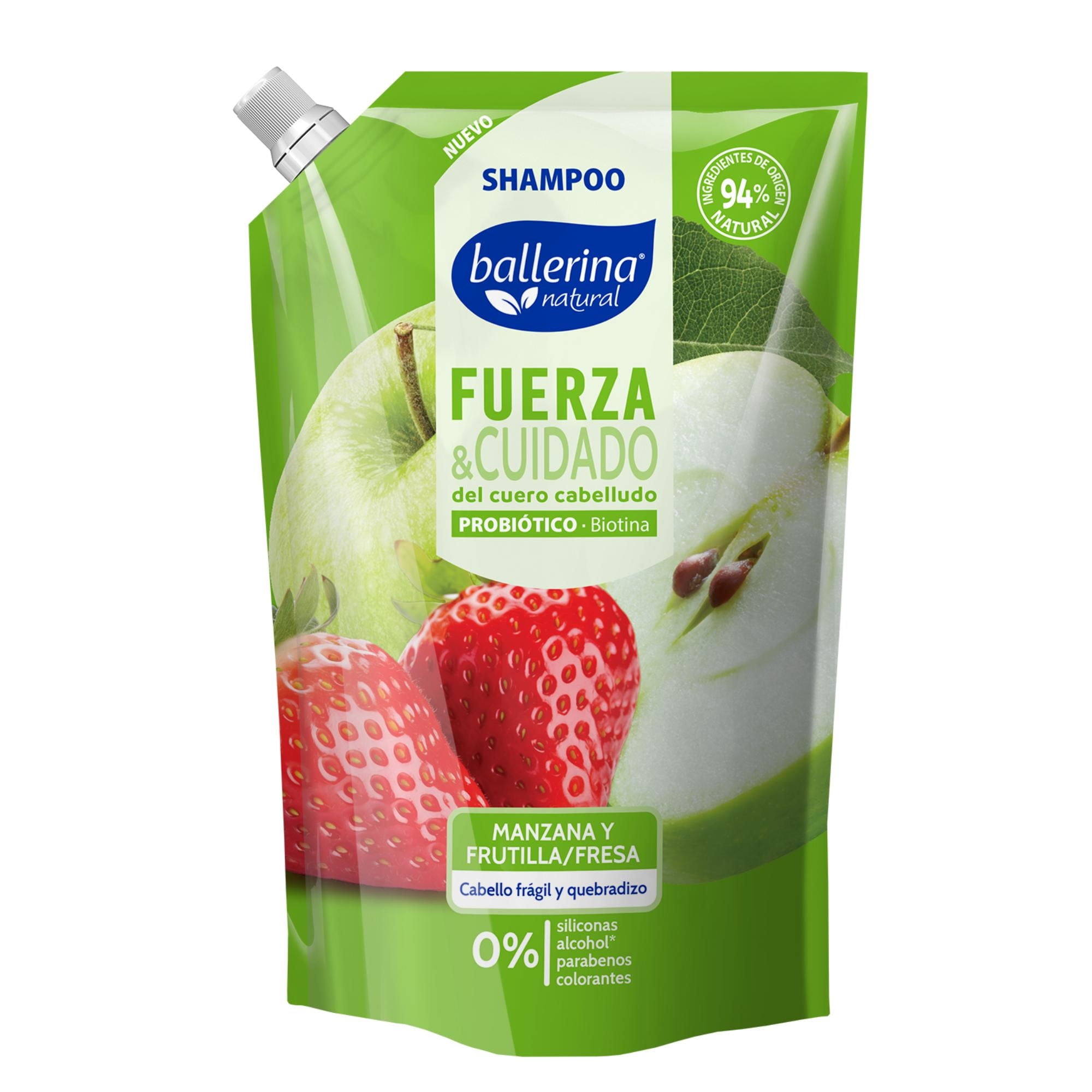 Shampoo Fuerza Y Cuidado Doypack 750 ml Ballerina