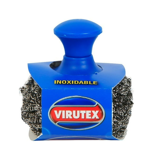 Esponja Inoxidable Con Mango Platinum, 1 Un