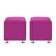 thumbnail image 1 of Set Pouf Cali 1c Felpa 12 Fucsia, 1 of 5