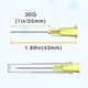 thumbnail image 2 of Aguja Ceomor 30G 1 Pulgada Luer Lock 100 Unidades, 2 of 3