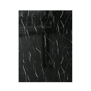 Genérico - Lámina Mural Adhesiva Efecto Mármol Negro Pack De 10