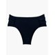 thumbnail image 4 of Bikini calzón tanga drapeado negro Talla XL, 4 of 6