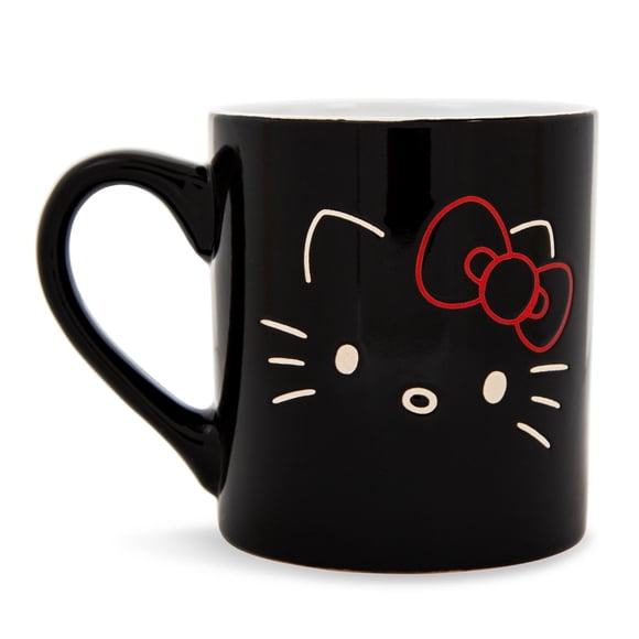 Taza de café Hello Kitty Sanrio Black Outline Cerámica 400 ml