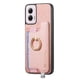 thumbnail image 4 of Funda Magnética Para Motorola Moto G Power 2024 5g Con Billetera Y Anillo Protector Resistente Rosa, 4 of 5