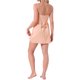 thumbnail image 3 of INSPIRE CHIC Camisón de Satén para Mujer Elegante con Cuello de Capucha Mini Camisa de Dormir con Tirantes Ajustables y Cinturón M Rosa, 3 of 5