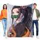 thumbnail image 1 of Nezuko de Demon Slayer anti-pilling, suave, ligera, esponjosa y acogedora de lujo para hogar y cocina – Perfecta para niños y adultos,50X70cm, 1 of 6