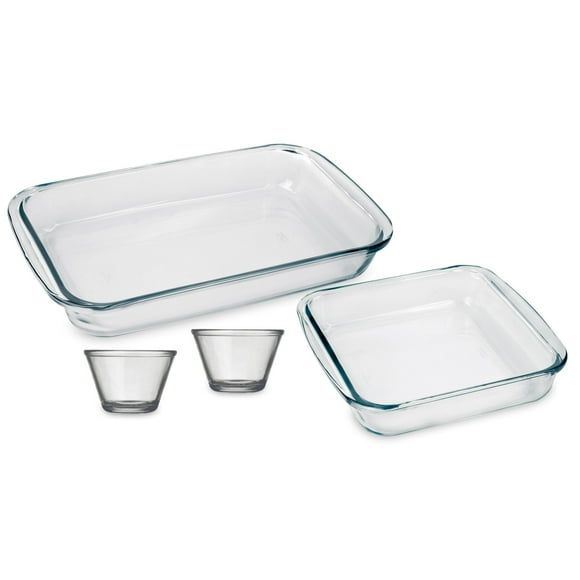 Pack de Asadera Clasico 2 Piezas 2.2L - 1.1L - 170Ml 4 Piezas