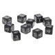 thumbnail image 3 of 10 Piezas De Dados De Seis Lados D6 Jugando D d Rpg Party Games Dados Negro, 3 of 4