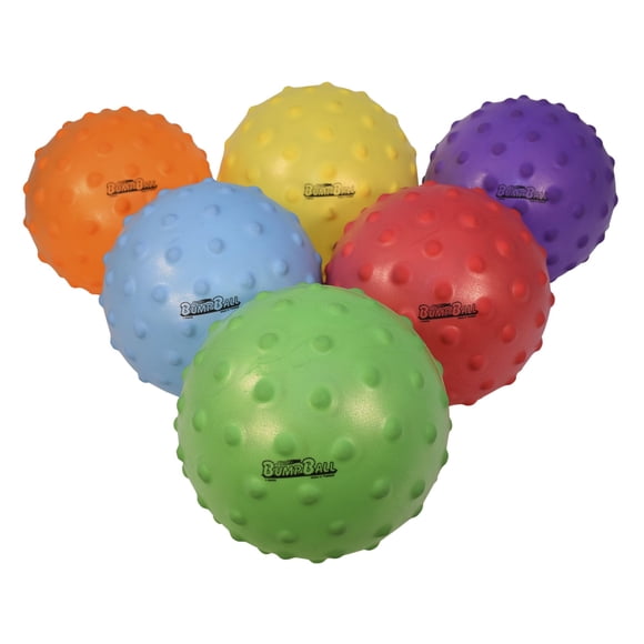 BumpBalls Sportime SloMo grandes, colores surtidos, juego de 6