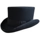thumbnail image 1 of Sombrero bajo de fieltro de lana negro Hanshow 61 cm, 1 of 7