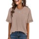 thumbnail image 1 of ANRABESS Women's Tops Short Sleeve Oversized T-Shirts, 1 of 3