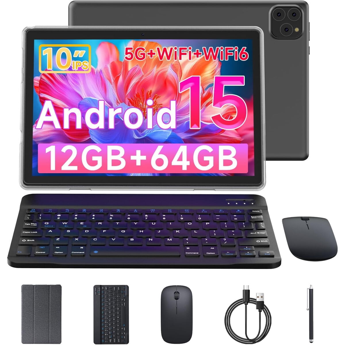 Tablet Vyrolinia Zb32 10.1 Android 15 12gb 64gb Wifi 5g