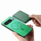 thumbnail image 3 of Funda de Cuero Magnética con Tarjetero para Google Pixel 9 Pro XL Cubierta Delgada Verde, 3 of 5