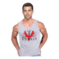 Persodesign - Polera Diseño Valhalla Vikyngos Musculosa Tank Gym Life Talla Xl Gris Hombre