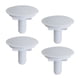 thumbnail image 5 of Tapón Ciego Para Grifo De Fregadero De Cocina, 4 Piezas, Color Blanco, 5 of 5