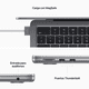 thumbnail image 3 of MACBOOK AIR M2 8GB RAM 256GB SSD GRIS ESPACIAL 2020 REACONDICIONADO, 3 of 6