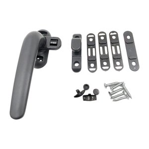 Bothyi - Manija De Bloqueo Abatible Para Puerta Ventana Manija De Puerta Empuje Las Manijas Abiertas Izquierda