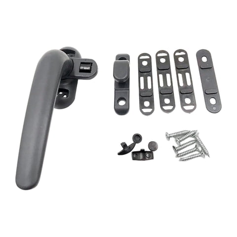 Bothyi - Manija De Bloqueo Abatible Para Puerta Ventana Manija De Puerta Empuje Las Manijas Abiertas Izquierda