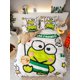 thumbnail image 1 of Keroppi Frog Gift Quilt Duvet Cover Set Home Textiles Soft Super 3-Piece Bedding Set, 1 of 5