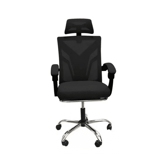 Silla ejecutiva de escritorio ergonómica Lumax Clyde color negro