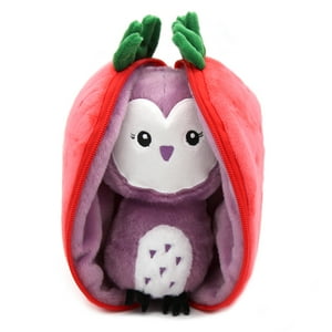 Flipetz - Peluche Reversible Violet La Buho - Fresa