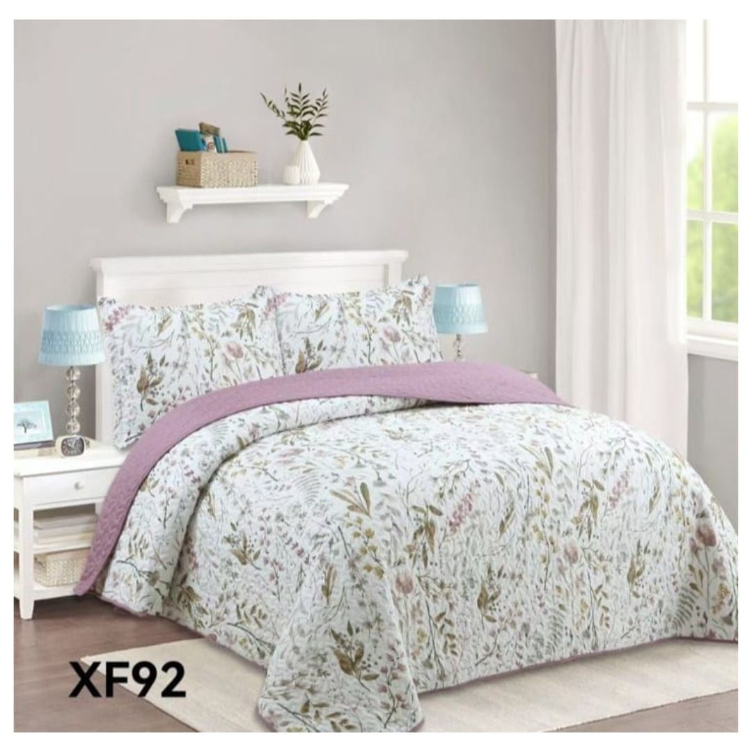 Genérico - Cubrecama Quilt Verano 2 Plazas - Blanco Natural Xf92