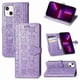 thumbnail image 1 of Funda Cartera FOXDOCK para iPhone 13 Mini , Flip PU con Relieve de Gatos y Perros, Tarjetero y Soporte, 1 of 6