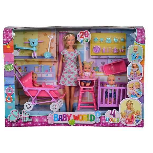 Set de juguetes Simba Toys Steffi Love Baby World con maestra de jardín de infantes
