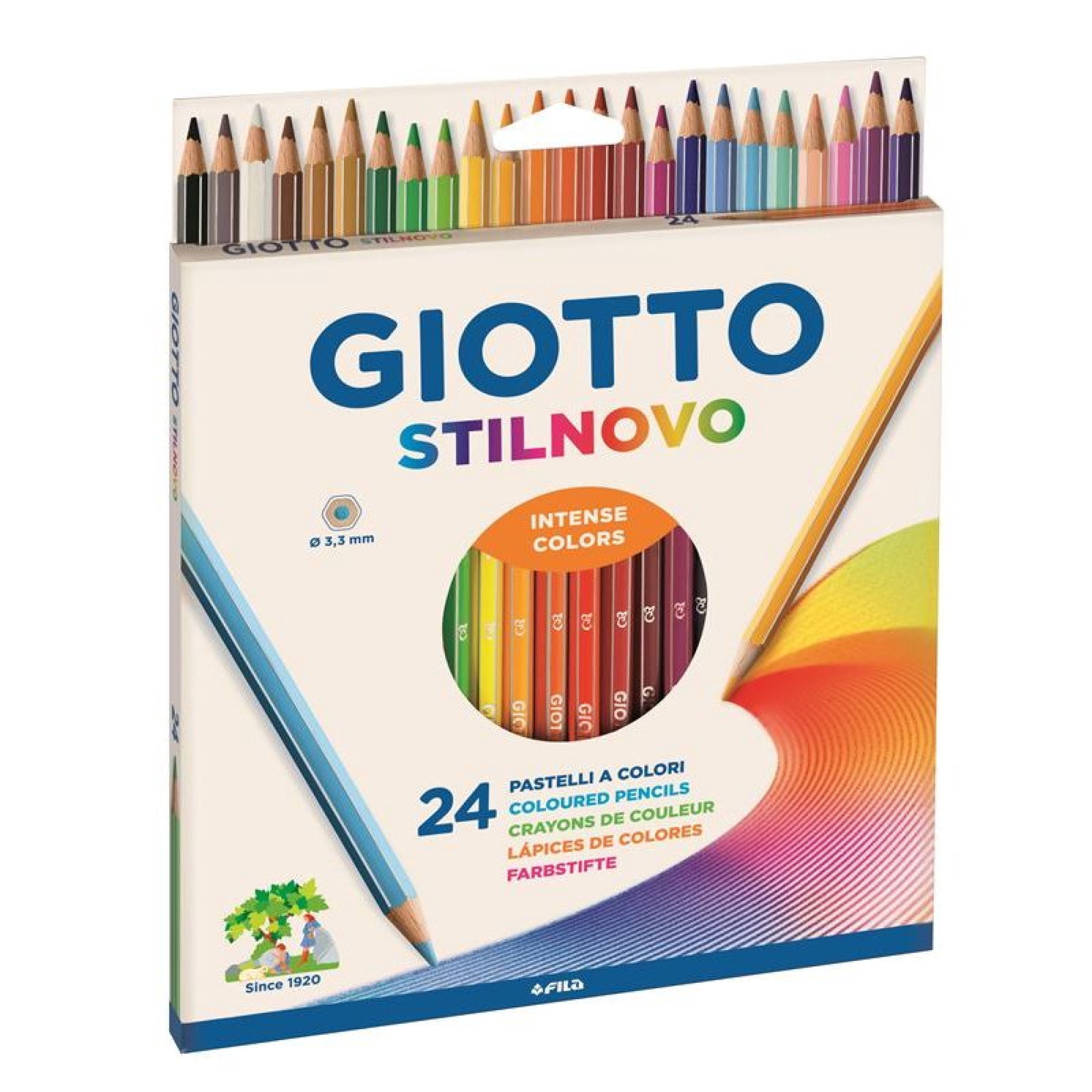 Lápices De Colores, 24 Un 1 Giotto