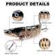 thumbnail image 3 of Señuelo de Pesca ReeMoo 13,5 cm Multiarticulado – Pack de 3, 3 of 7