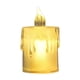 thumbnail image 2 of Pack 12 velas LED efecto llama 8 cm amarillo, 2 of 3