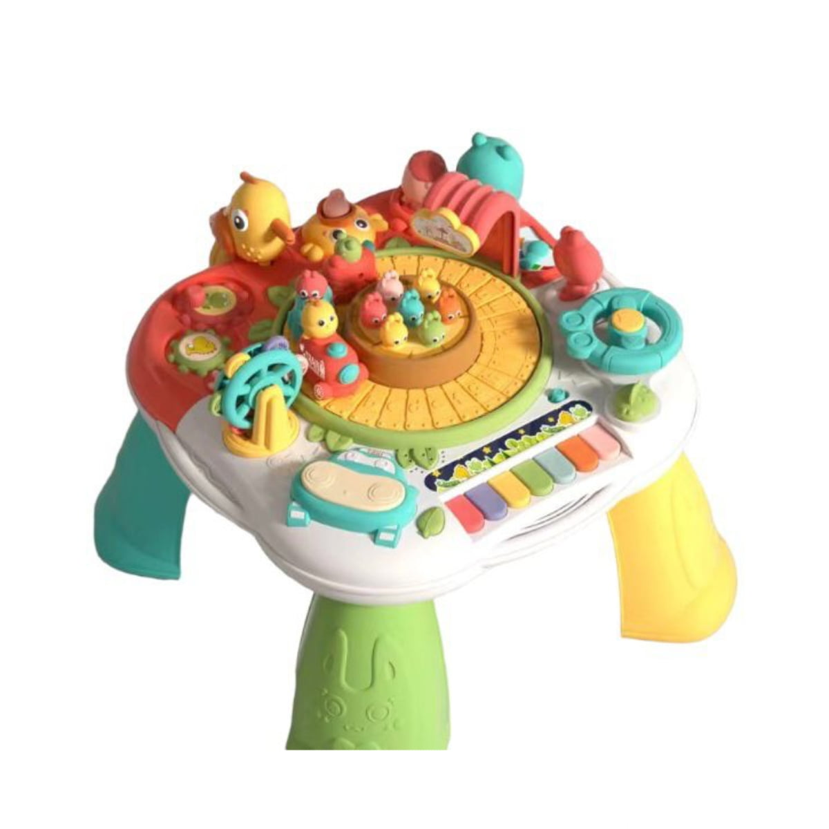 Mesa De Actividades Interactiva Musical Con Pilas Lubabycas Roja